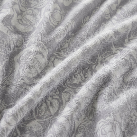 Coral Fleece Rabbit Fur Look Sofa Throw Fluffy Cozy Fabric - Image 2