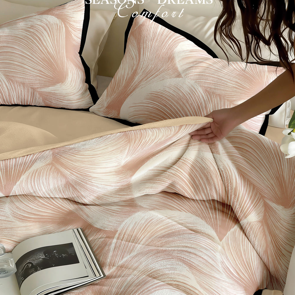 Printed Coral Fleece Sofa Cover Home Decor Soft Plush Fabric - Image 4