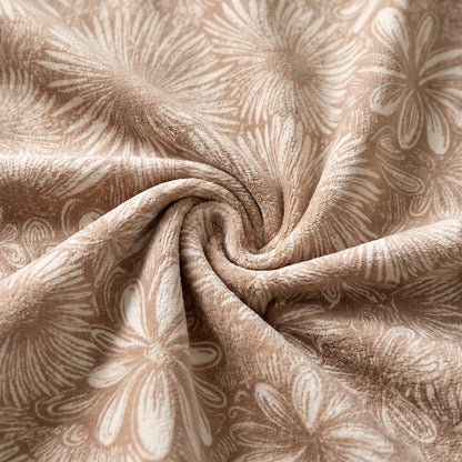 Multi Technique Coral Fleece Home Bedding Soft Plush Fabric - Image 1