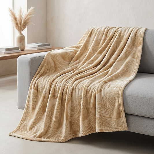 Multi Technique Coral Fleece Home Bedding Soft Plush Fabric - Image 2