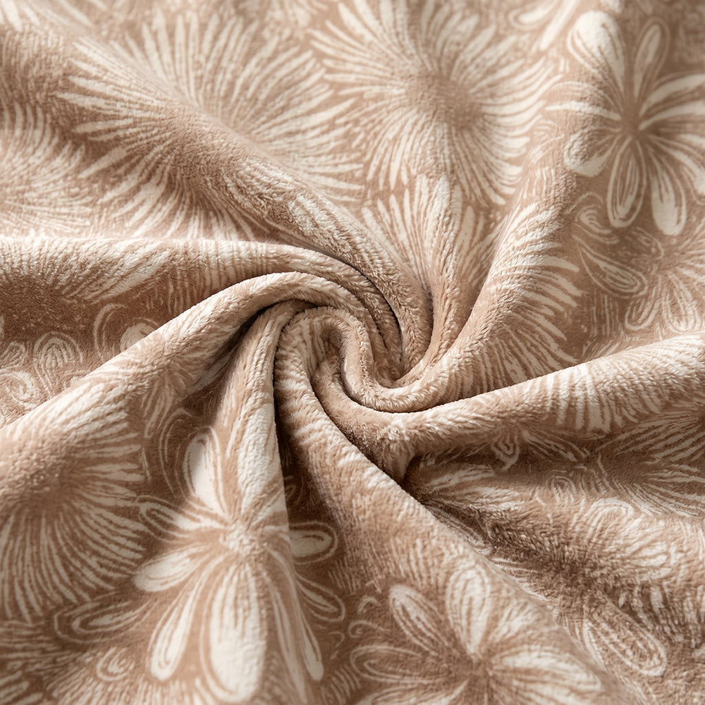 Printed Flannel Blanket Throw Soft Smooth Cozy Fabric - Image 2