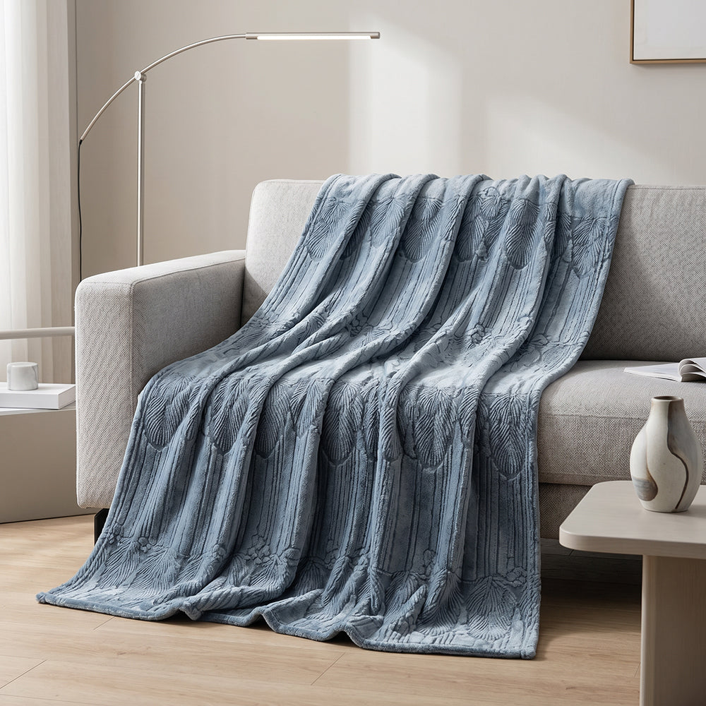 Custom Pattern Rabbit Fur Fleece Sofa Decorative Fluffy Fabric - Image 1