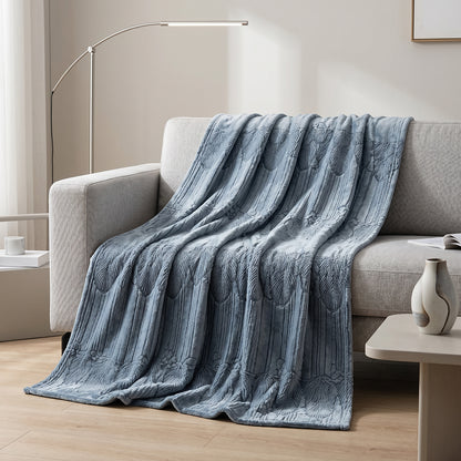Custom Pattern Rabbit Fur Fleece Sofa Decorative Fluffy Fabric - Image 1