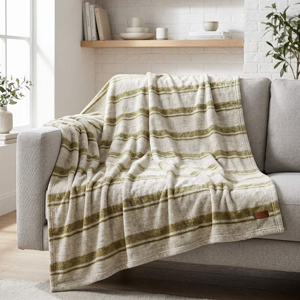 Premium Fleece Bedding Set Blanket Soft Warm Thick Fabric - Image 2