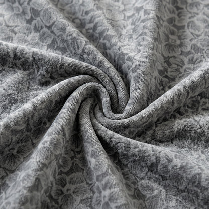 Wide Width Custom Coral Fleece Sofa Cover Plush Durable Fabric - Image 1