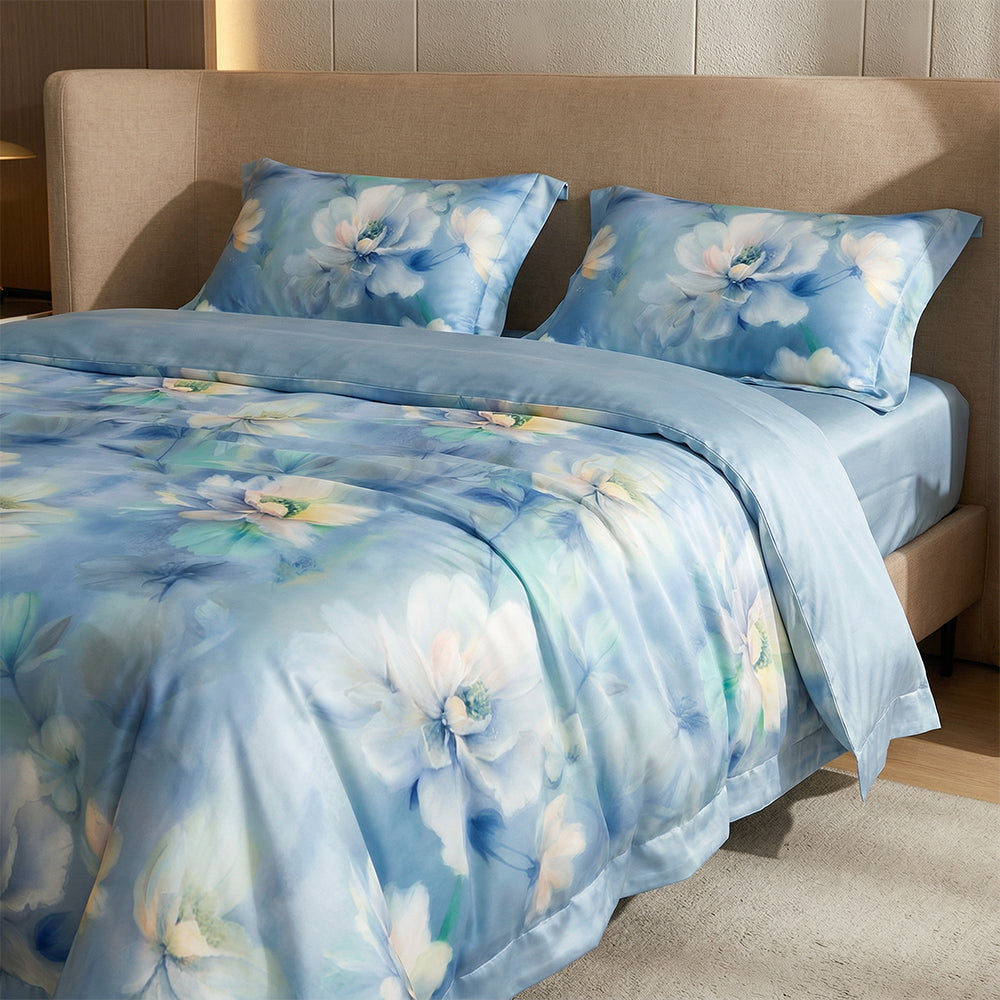 Luxury Soft Cool Breathable Bamboo Fiber Bedding Fabric - Image 3