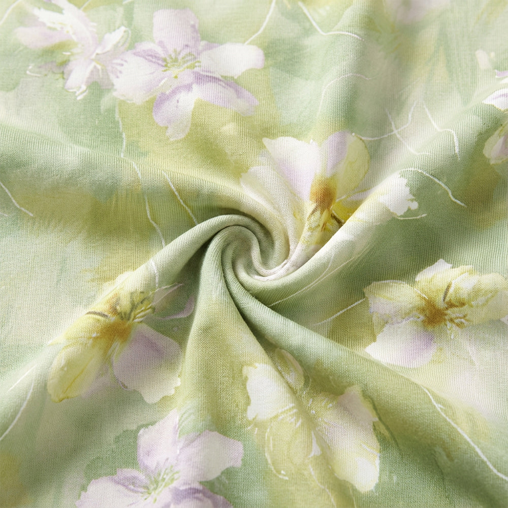 Fresh Cool Skin Friendly Comfortable Bamboo Fiber Sheet Fabric - Image 2