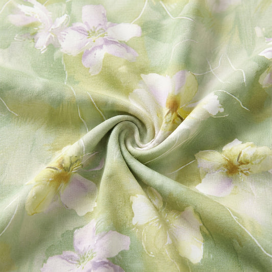 Fresh Cool Skin Friendly Comfortable Bamboo Fiber Sheet Fabric - Image 2