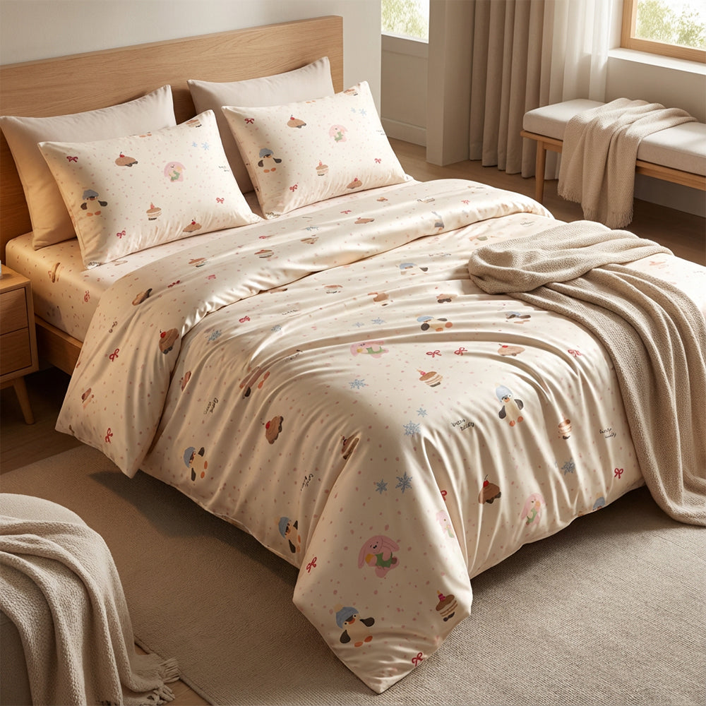 Soft Skin Friendly Breathable Comfortable Bamboo Fiber Bed Linen Fabric - Image 3