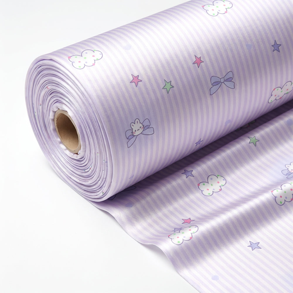 Premium Dyed Printed Home Textile Polyester Lyocell Fabric - Image 1