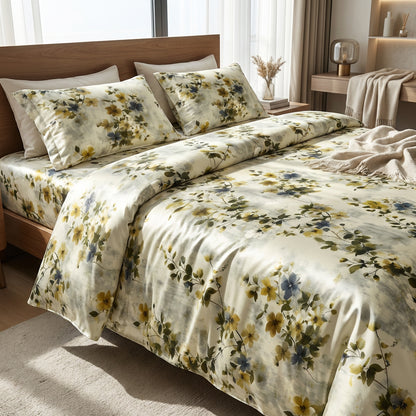 Fine Skin Friendly Smooth Cool Polyester Lyocell Duvet Fabric - Image 2