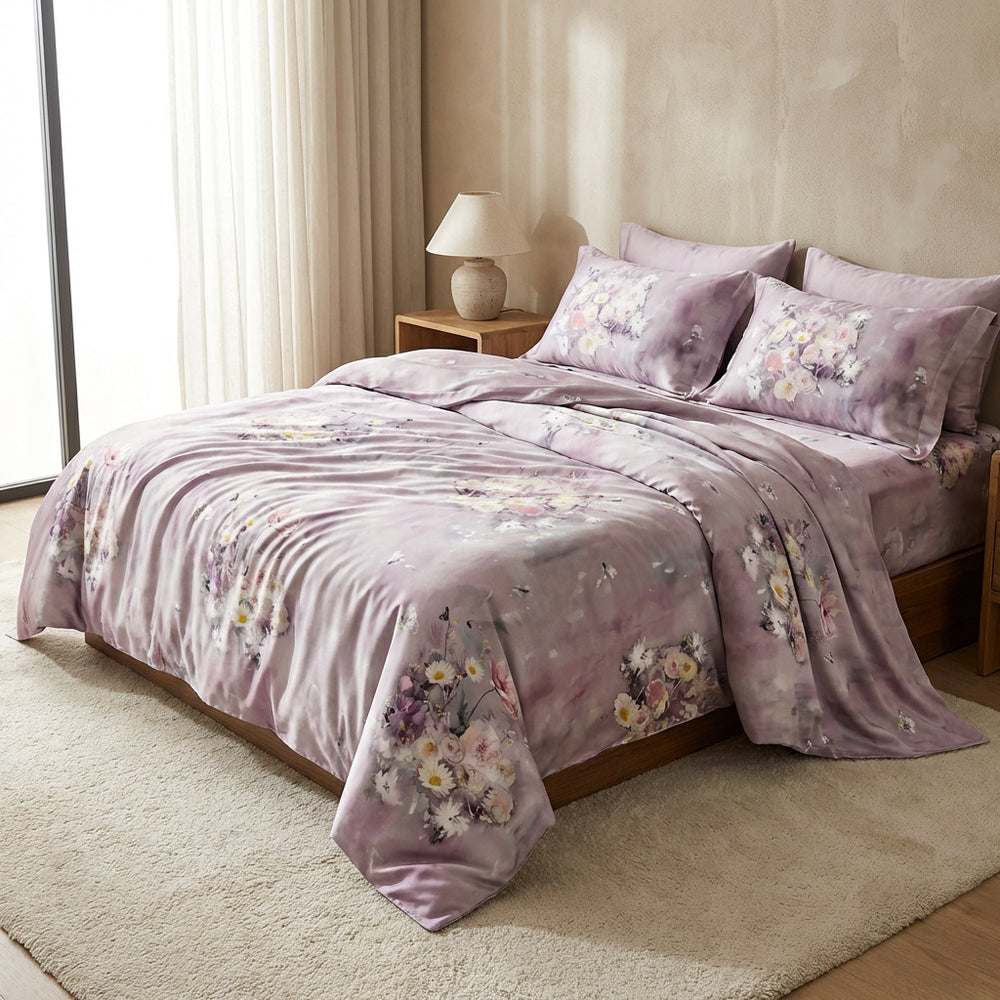 Dense Smooth Cooling Skin Friendly Polyester Lyocell Bedding Fabric - Image 2