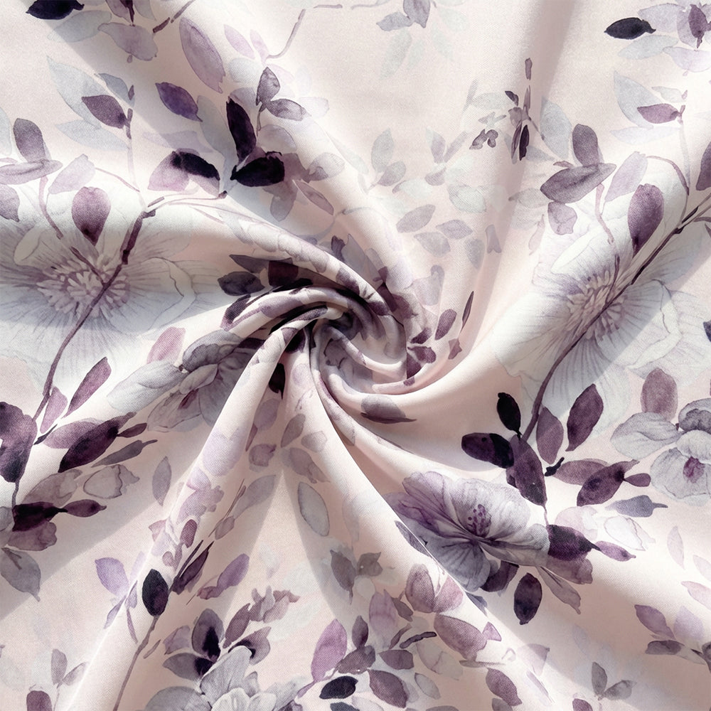 Dyeable Soft Smooth Polyester Lyocell Sheet Duvet Cover Fabric - Image 1