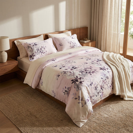 Dyeable Soft Smooth Polyester Lyocell Sheet Duvet Cover Fabric - Image 2