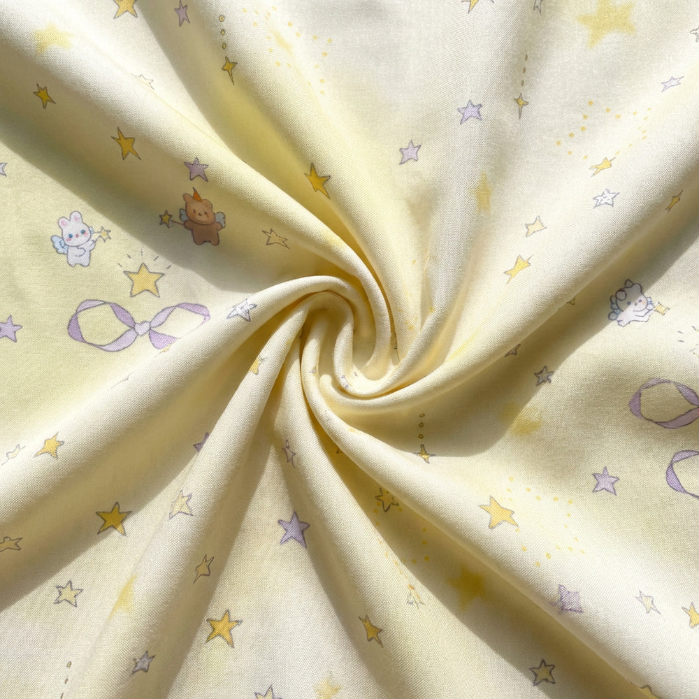 Custom Printed Smooth Breathable Polyester Lyocell Duvet Cover Fabric - Image 1