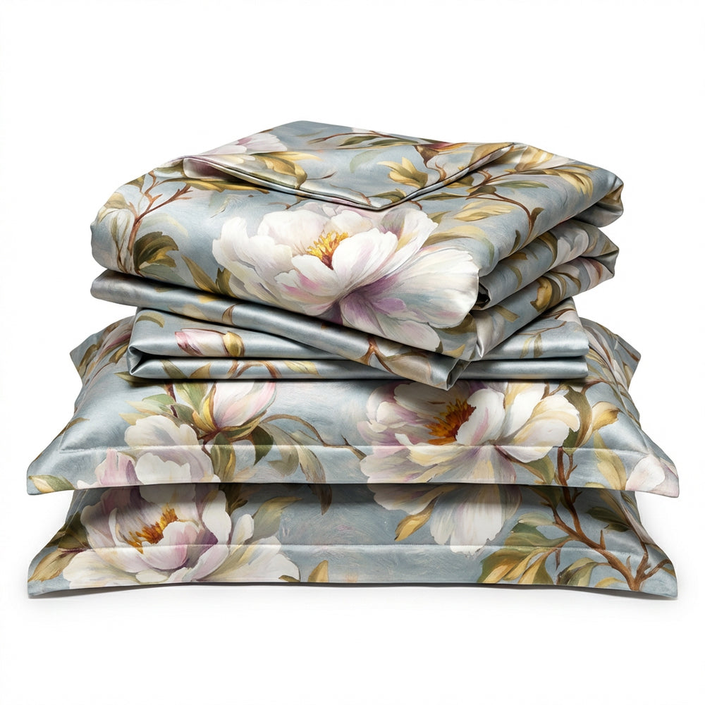 Soft Drapey Breathable Comfortable Polyester Lyocell Duvet Bedding Fabric - Image 4