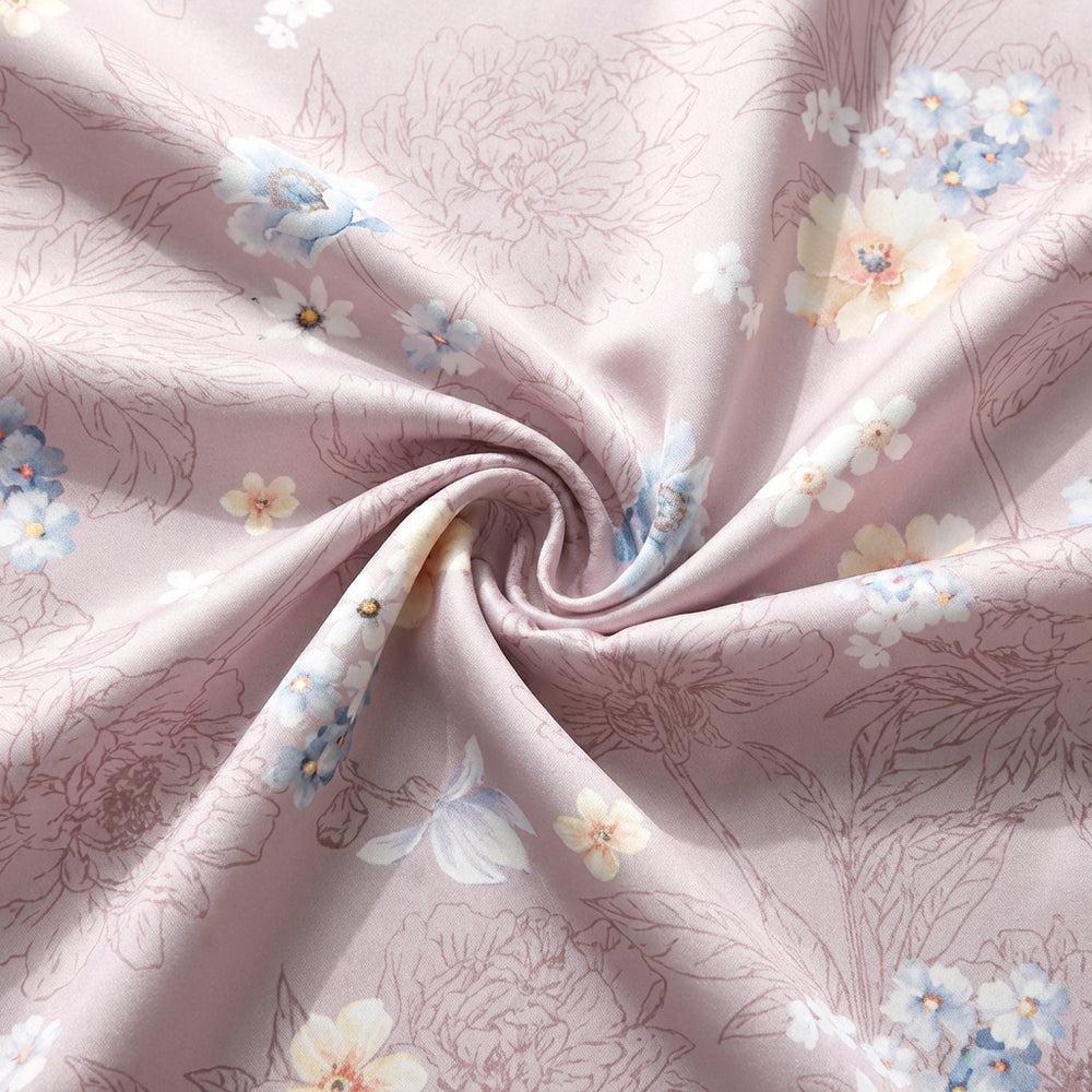 Fresh Cooling Smooth Polyester Lyocell Bedding Set Fabric - Image 1