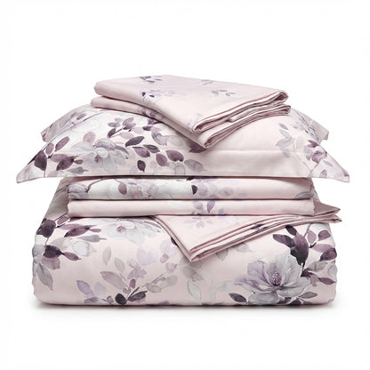 Comfortable Breathable Soft Drapey Polyester Lyocell Duvet Cover Fabric - Image 4
