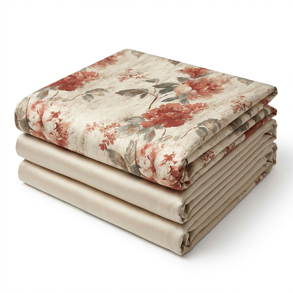 Luxury Bedding Smooth Skin Friendly Polyester Lyocell Fabric - Image 1