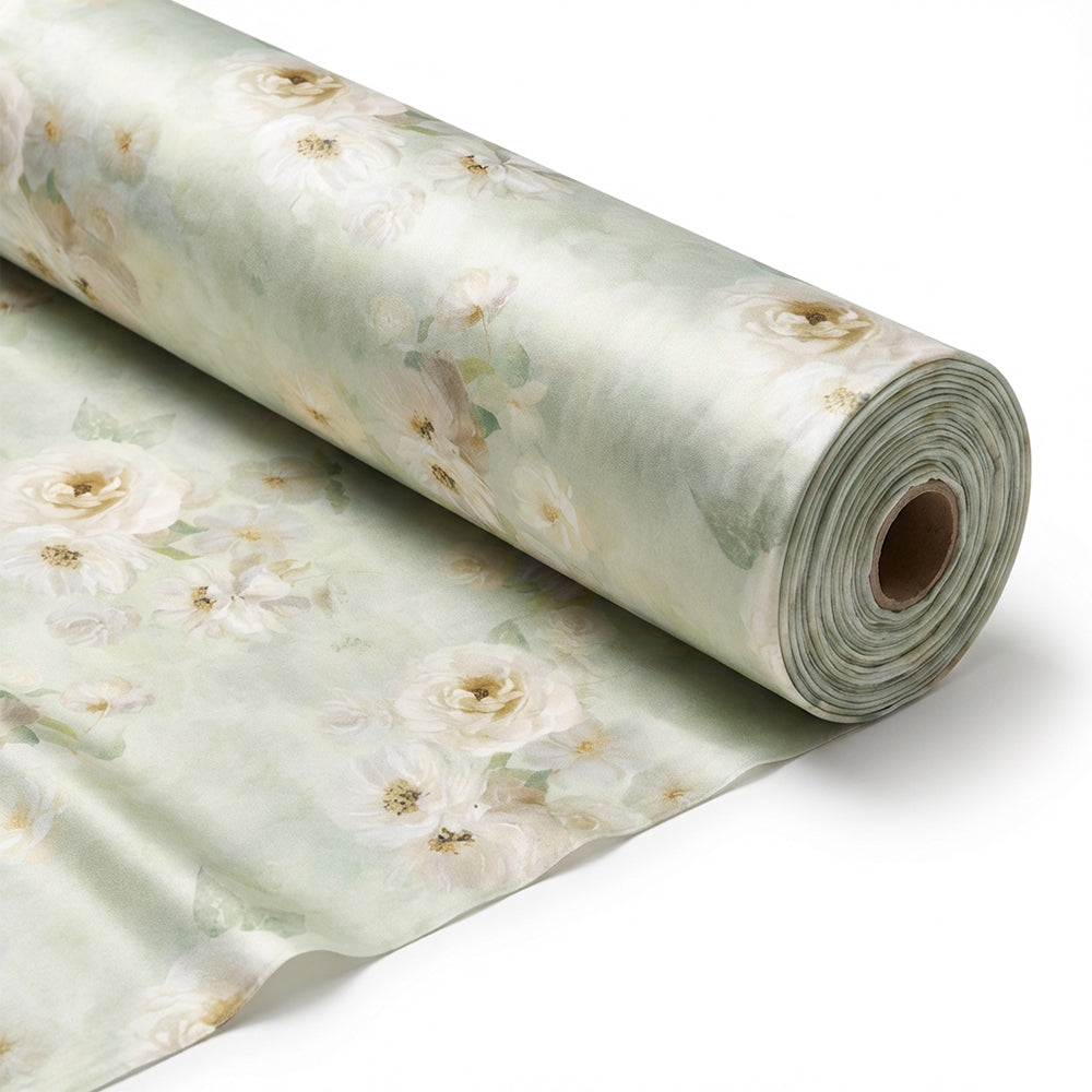 Dyeable Printable Smooth Drapey Polyester Lyocell Fabric - Image 4