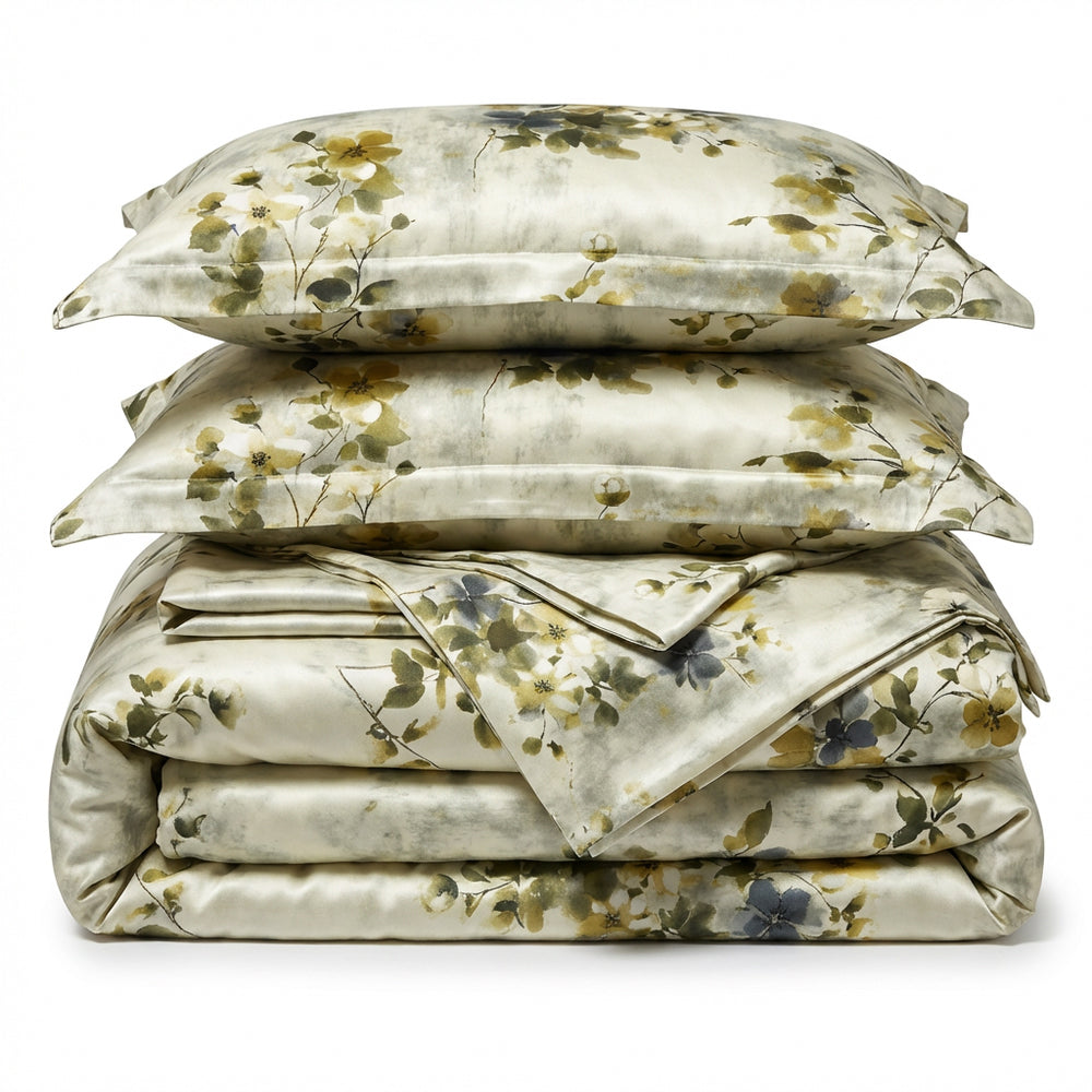 Cool Comfortable Natural Drapey Polyester Lyocell Fabric - Image 2