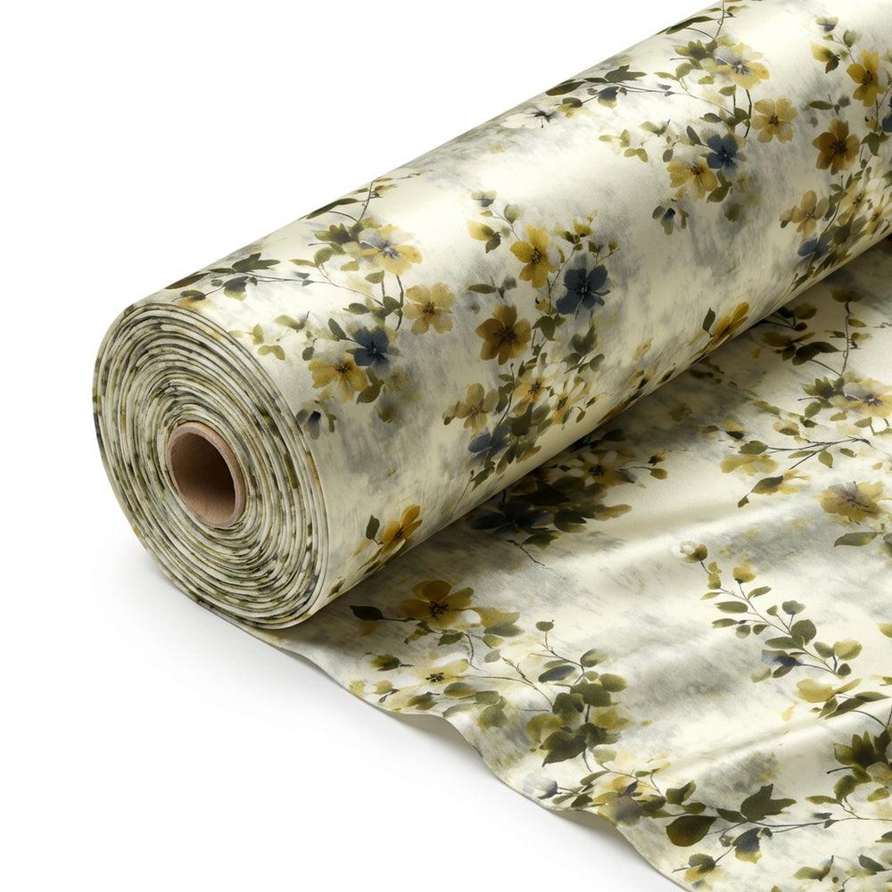 Smooth Drapey Cool Summer Polyester Lyocell Bedding Fabric - Image 1