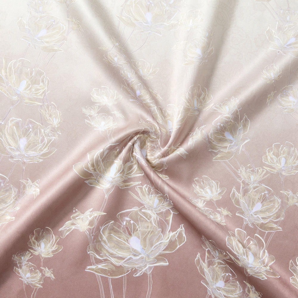 Custom Color Printed Pattern Polyester Lyocell Bedding Set Fabric - Image 2