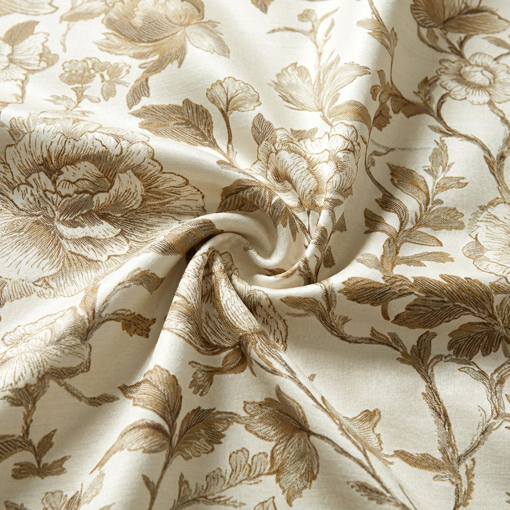 Luxury Smooth Cool Touch Polyester Lyocell Sheet Duvet Cover Fabric - Image 1