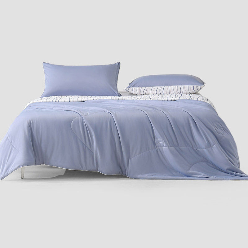 Ice Silk Touch Smooth Cooling Comfortable Nylon Spandex Duvet Cover Fabric - Image 3