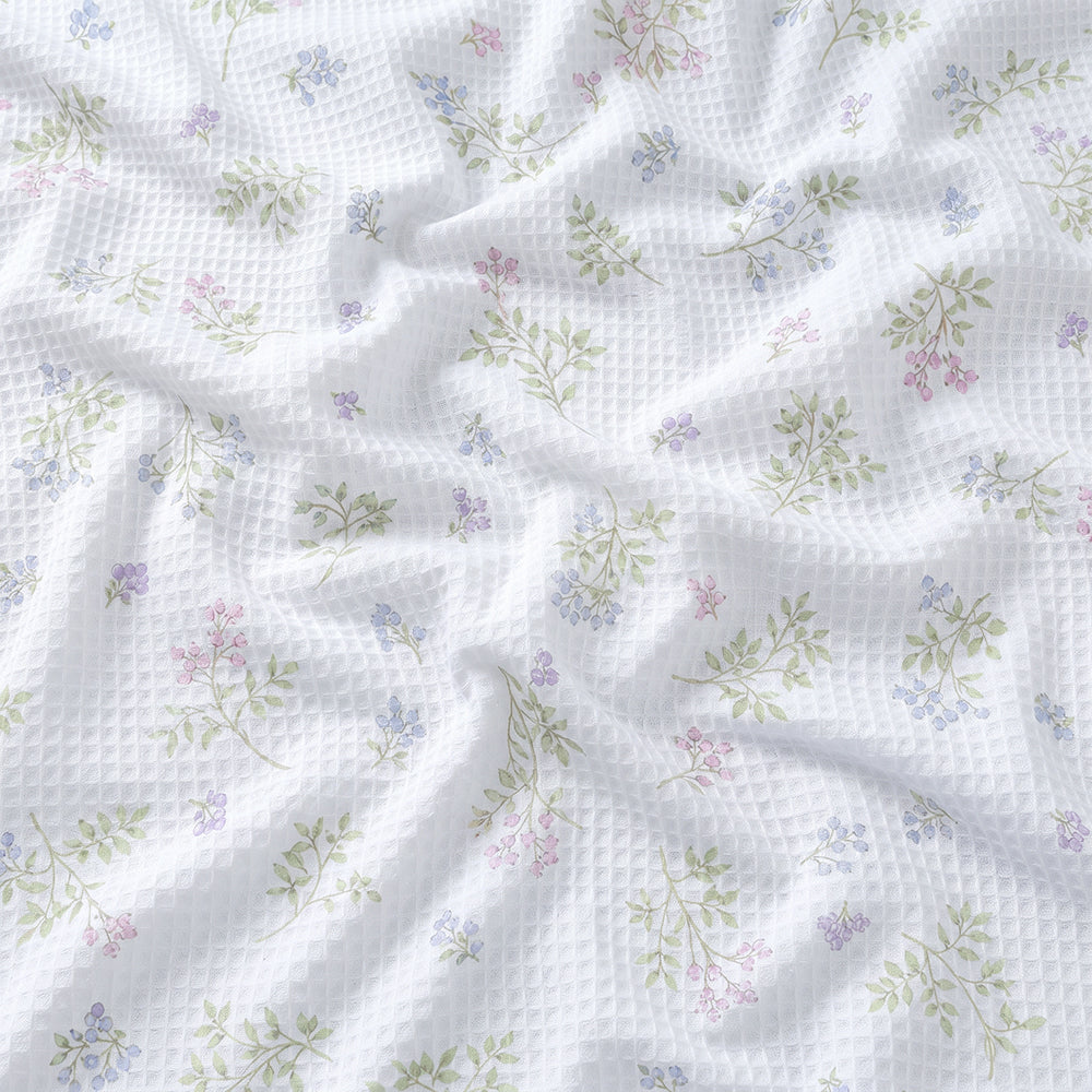 Premium Soft Breathable Skin Friendly Cotton Waffle Bedding Fabric - Image 3