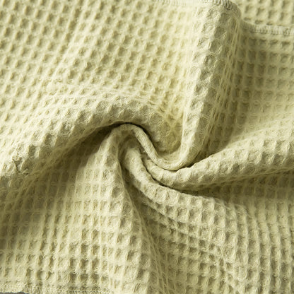 Luxury 3D Textured Skin Friendly Cotton Waffle Bedding Set Fabric - Image 1