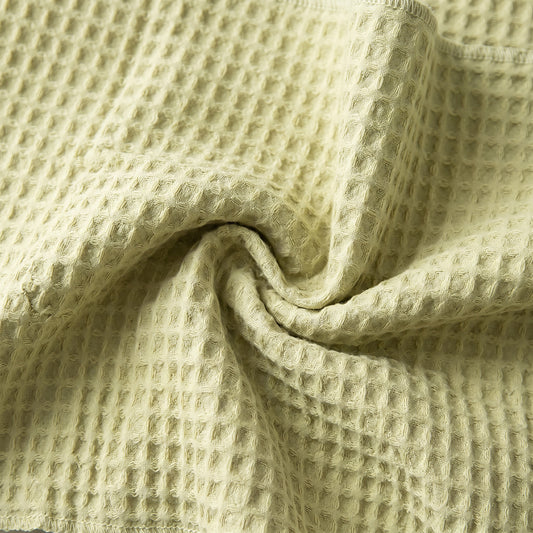Luxury 3D Textured Skin Friendly Cotton Waffle Bedding Set Fabric - Image 1