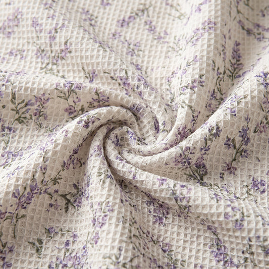 Soft Comfortable Dyeable Cotton Waffle Duvet Cover Fabric - Image 1