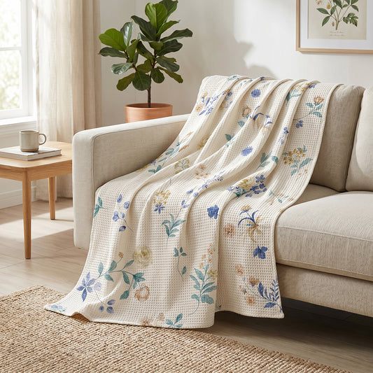 Soft Comfortable Dyeable Cotton Waffle Duvet Cover Fabric - Image 2