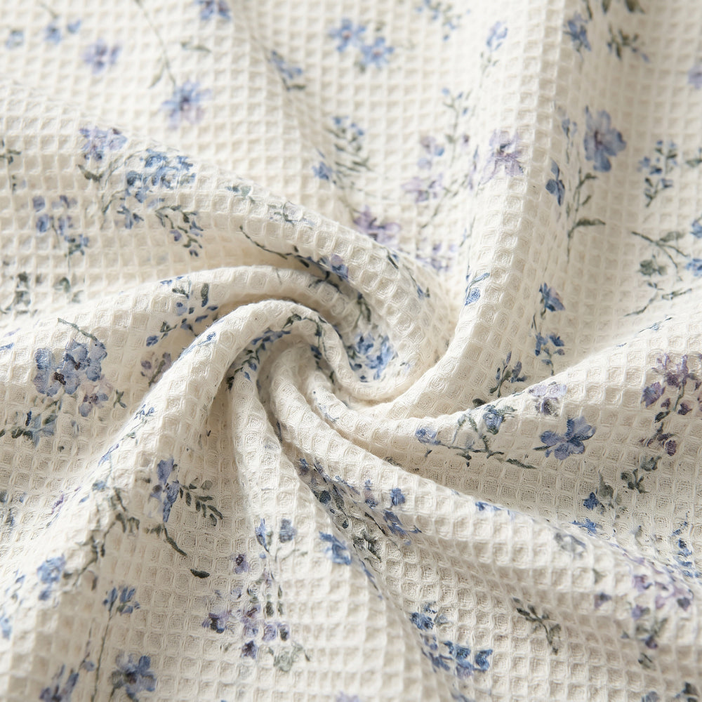 Soft Comfortable Dyeable Cotton Waffle Duvet Cover Fabric - Image 3