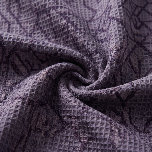 Soft Fluffy Warm Comfortable Cotton Waffle Lightweight Blanket Fabric - Image 2