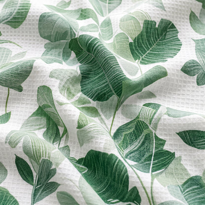 Luxury Natural Texture Soft Cotton Waffle Home Decor Fabric - Image 3