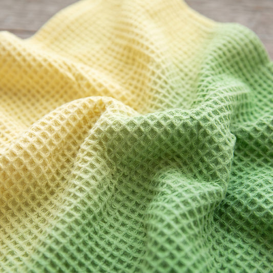 Soft 3D Raised Texture Cotton Waffle Bedding Fabric - Image 1