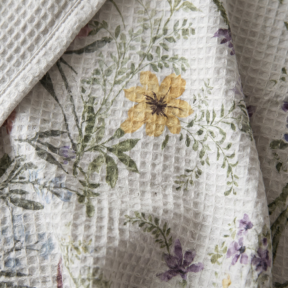 Dyed Printed Premium Cotton Waffle Blanket Fabric - Image 3