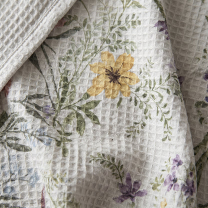 Dyed Printed Premium Cotton Waffle Blanket Fabric - Image 3