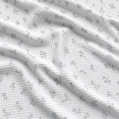 Premium Skin Friendly Soft 3D Texture Cotton Waffle Bedding Fabric - Image 2