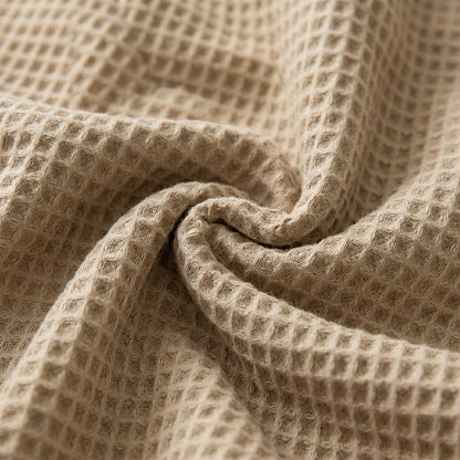 Soft Fresh Raised Texture Cotton Waffle Duvet Cover Fabric - Image 1