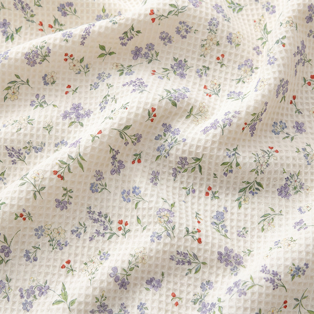 Soft Fluffy Airy Cotton Waffle Blanket Fabric - Image 3