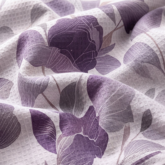 Fresh Comfortable Natural Cotton Touch Cotton Waffle Duvet Cover Fabric - Image 1
