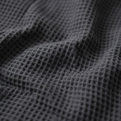 Natural Soft Fluffy Comfortable Cotton Waffle Bedding Blanket Fabric - Image 2