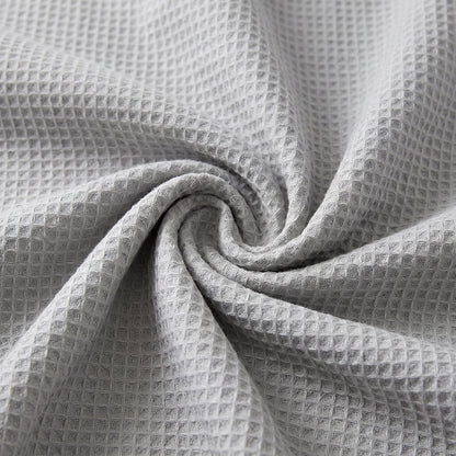 Lightweight Breathable Soft Easy Care Cotton Polyester Waffle Summer Throw Fabric - Image 1