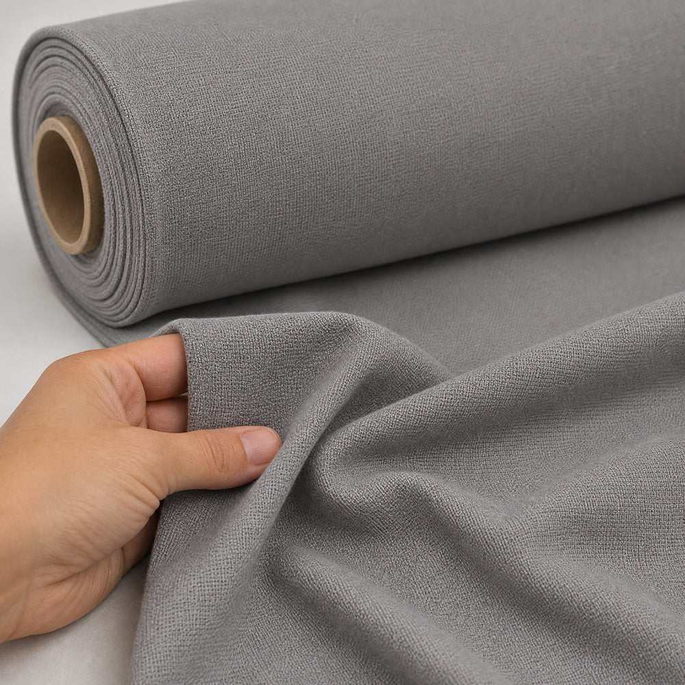 Fresh Breathable Moisture Wicking Linen Bamboo Sheet Duvet Fabric - Image 4