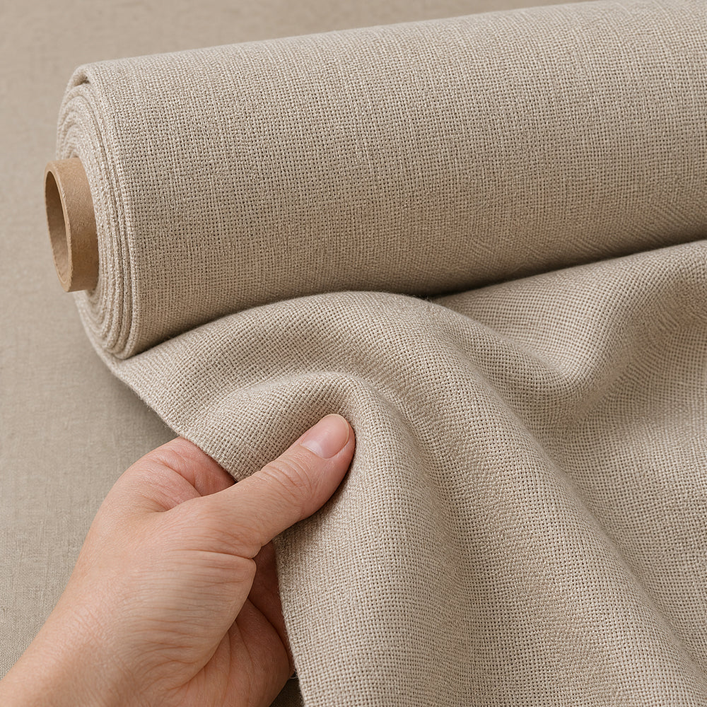 Breathable Moisture Absorbing Soft Comfortable Linen Bamboo Sheet Fabric - Image 4