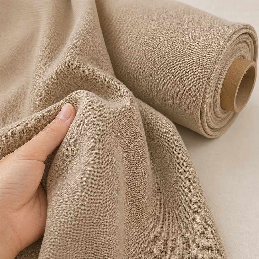 Fine Smooth Breathable Comfortable Linen Bamboo Cushion Fabric - Image 3