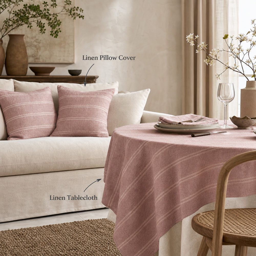Premium Natural Breathable Soft Stretch Linen Viscose Spandex Bedding Fabric - Image 3